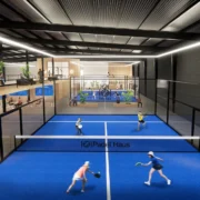Rendering of Padel Haus' upcoming Nashville location
